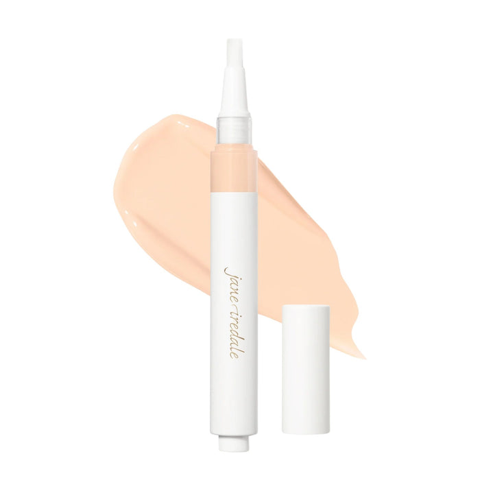 Jane Iredale Skintuition Brightening Under Eye Concealer with Active Peptide Complex Fair 1 with swatch behind