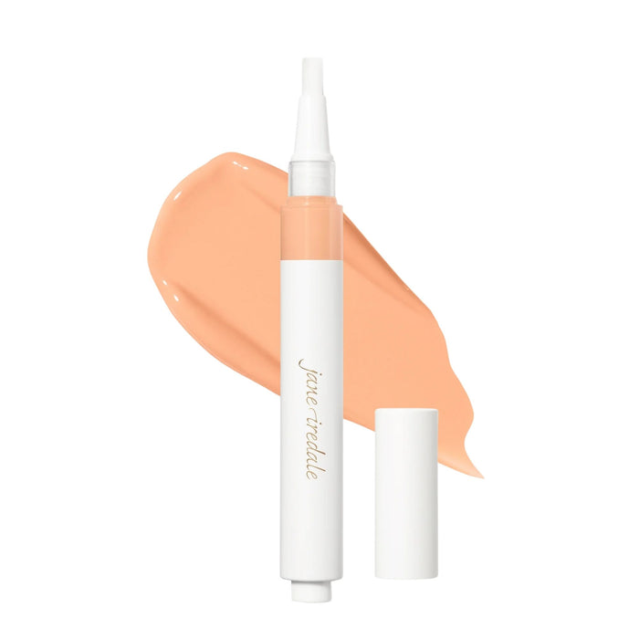 Jane Iredale Skintuition Brightening Under Eye Concealer with Active Peptide Complex Light Medium 5 with swatch behind