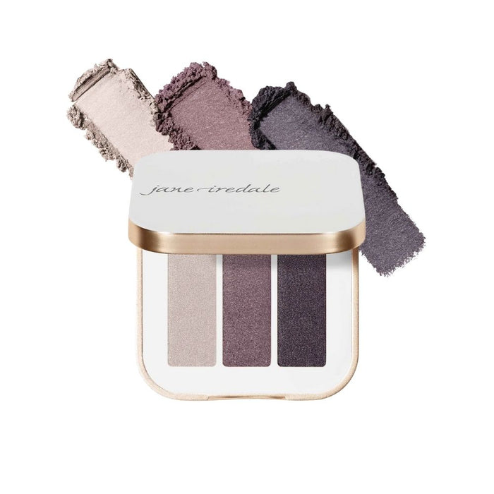 Jane Iredale PurePressed Eye Shadow Triple Sundown with swatches