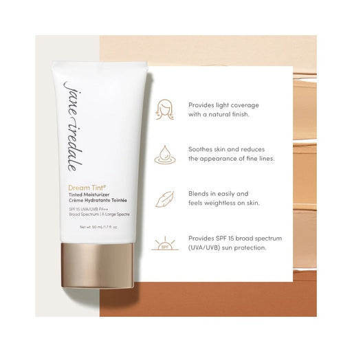 Jane Iredale Dream Tint Tinted Moisturizer details
