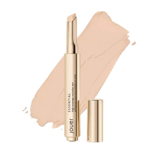 Jouer Essential High Coverage Concealer Pen Creme with swatch