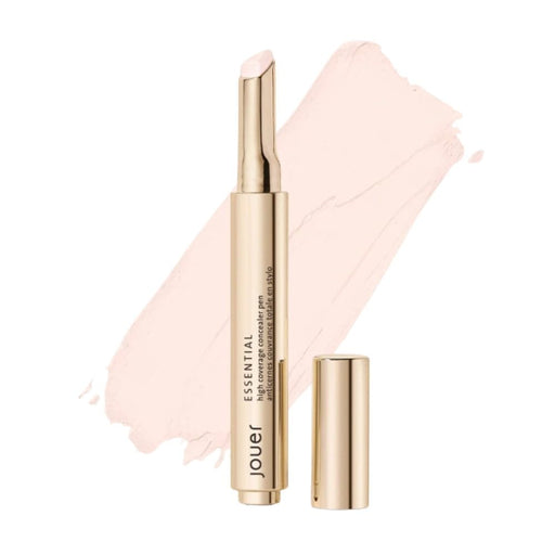 Jouer Essential High Coverage Concealer Pen Snow with swatch