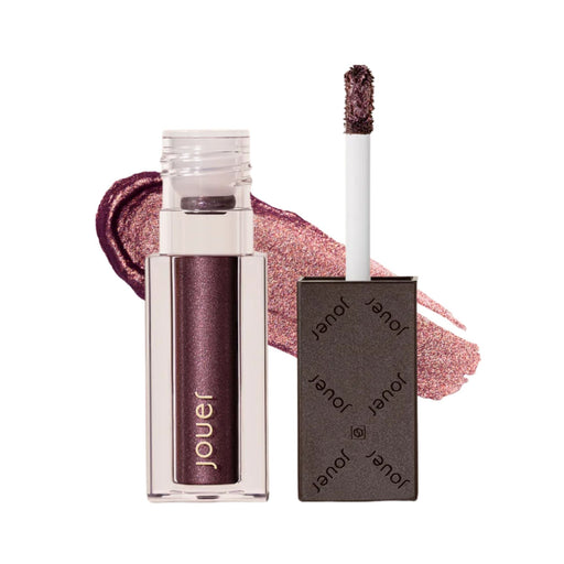 Jouer Paris Lights Eye Paint Liquid Eyeshadow Désir with swatch behind