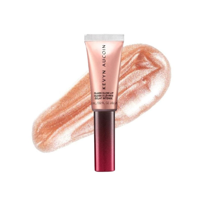 Kevyn Aucoin Glass Glow Lip prism rose with swatch