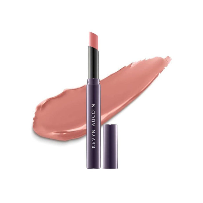 Kevyn Aucoin Unforgettable Lipstick Modern Love with swatch behind product