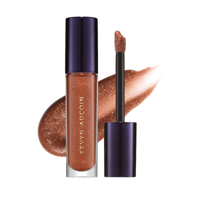 Kevyn Aucoin Celestial Lip Gloss Ting with swatch