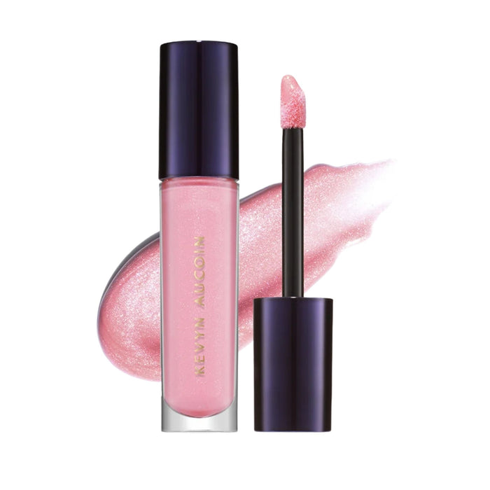 Kevyn Aucoin Celestial Lip Gloss Yuwen with swatch