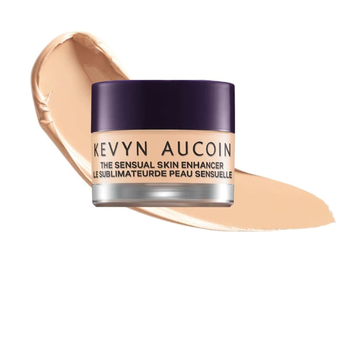 Kevyn Aucoin Sensual Skin Enhancer SX 05 with swatch behind product
