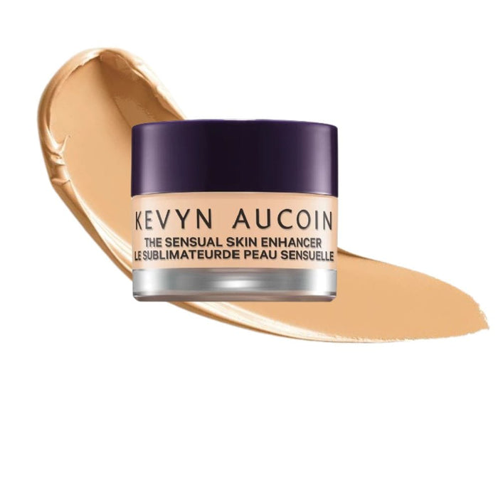 Kevyn Aucoin Sensual Skin Enhancer SX 06 with swatch behind product
