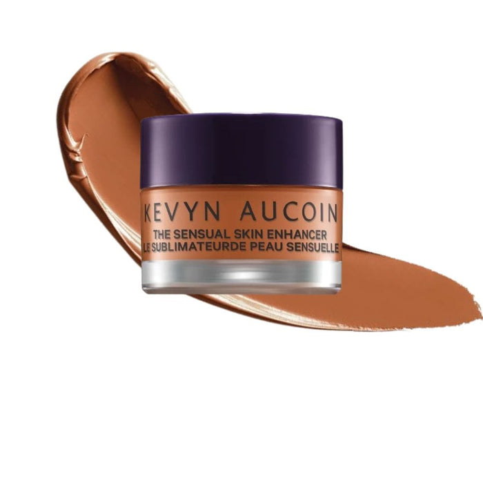 Kevyn Aucoin Sensual Skin Enhancer SX 14 with swatch behind product