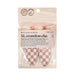 Kitsch XL Creaseless Clips two pack terracotta checker pattern in package