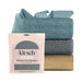 Kitsch 3 pack African Net Sponge aqua grey