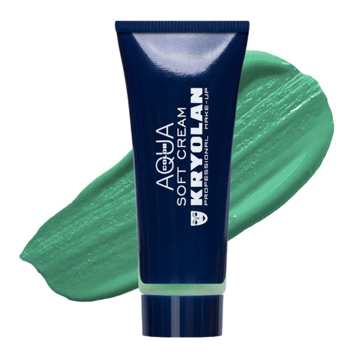 Kryolan Aquacolor Soft Cream Green 42 with swatch