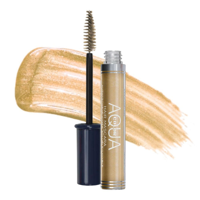 Kryolan Aqua Hair Mascara Blonde with swatch