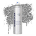 Kryolan Glitter Spray 5oz canister Silver with swatch