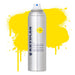 Kryolan UV Color Spray 5oz canister UV Yellow with swatch behind