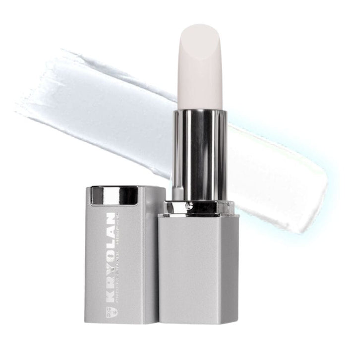 Kryolan Lipstick UV white with swatch