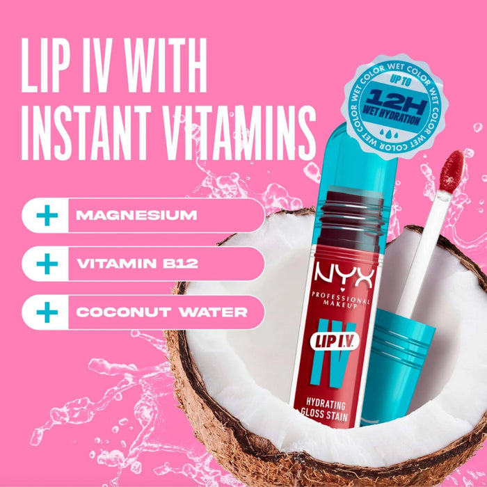 NYX lip i.v. benefits 