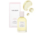 Laura Mercier Aromatic Bath & Body Oil 3.3oz Ambre Vanille bottle in front of product box with swatch above and to the right.