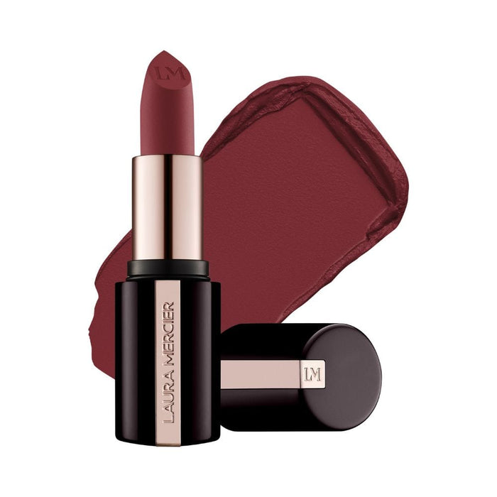 Laura Mercier Caviar Smoothing Matte Lipstick Mulberry Moire with swatch