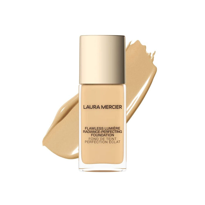 Laura Mercier Flawless Lumière Foundation 1N2 Vanille with swatch