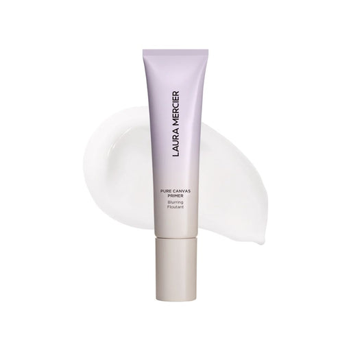 Laura Mercier Pure Canvas Primer Blurring with swatch behind