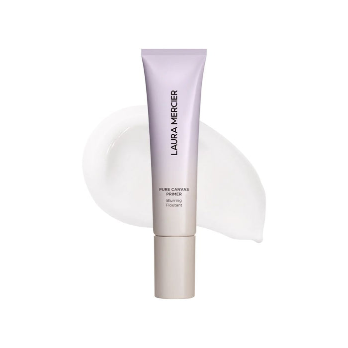Laura Mercier Pure Canvas Primer Blurring with swatch behind