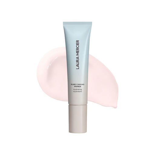Laura Mercier Pure Canvas Primer Hydrating with swatch behind