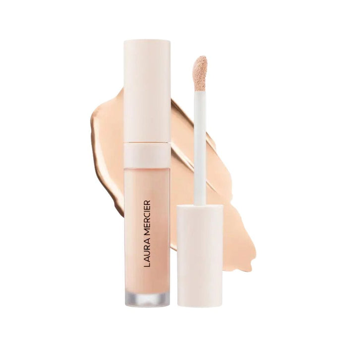 Laura Mercier Real Flawless Weightless Perfecting Serum Concealer 0W1 with swatch