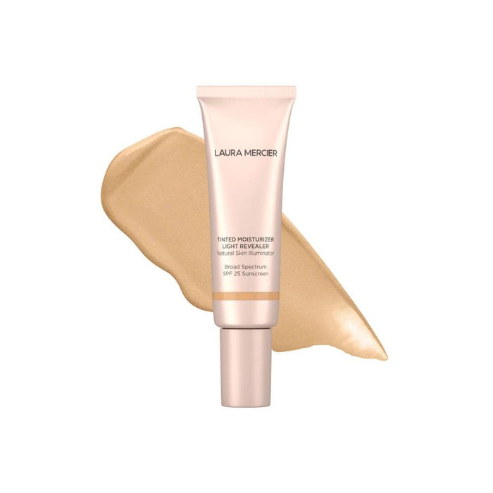 Laura Mercier Tinted Moisturizer Light Revealer Natural Skin Illuminator SPF 25 2W1 Natural with swatch