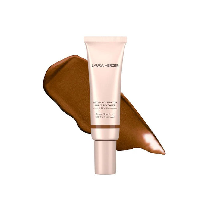 Laura Mercier Tinted Moisturizer Light Revealer Natural Skin Illuminator SPF 25 6N1 Mocha with swatch