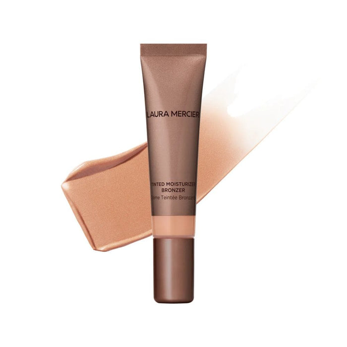 Laura Mercier Tinted Moisturizer Bronzer Sundrop with swatch