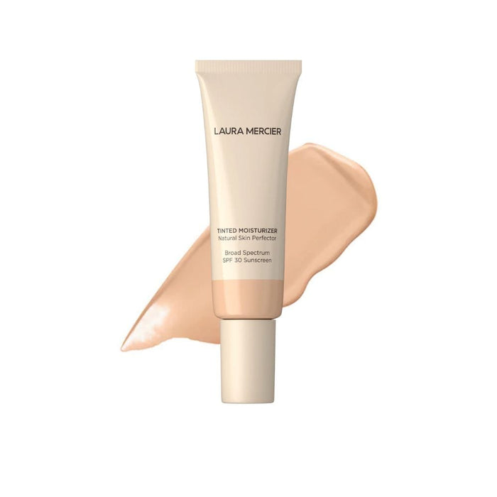 Laura Mercier Tinted Moisturizer Natural Skin Perfector SPF 30 0N1 Petal with swatch