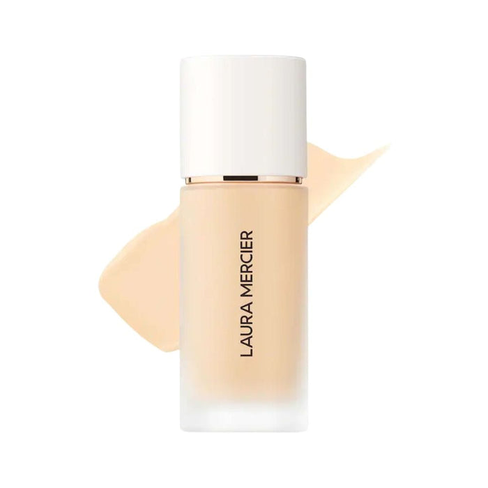 Laura Mercier Real Flawless Weightless Perfecting Waterproof Foundation 0W1 Satin with swatch