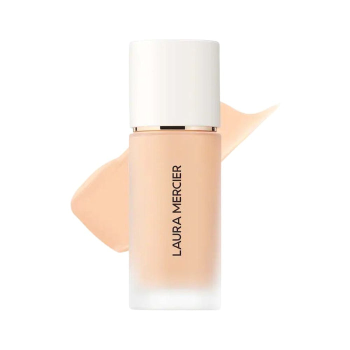 Laura Mercier Real Flawless Weightless Perfecting Waterproof Foundation 1N2 Vanille with swatch