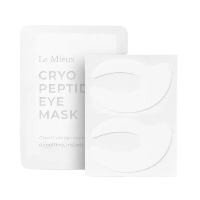 Le Mieux cryo peptide eye mask packshot and gels