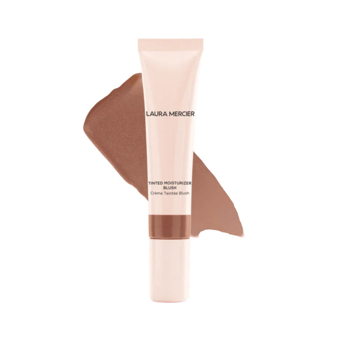 Laura Mercier Tinted Moisturizer Blush Coastline with swatch behind