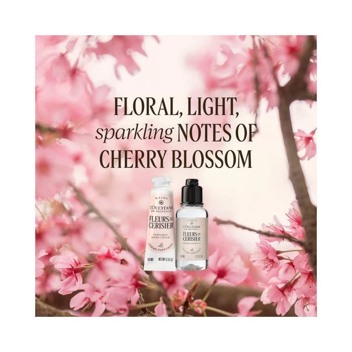 L'Occitane Festive Crackers Duo Set Cherry Blossom styled