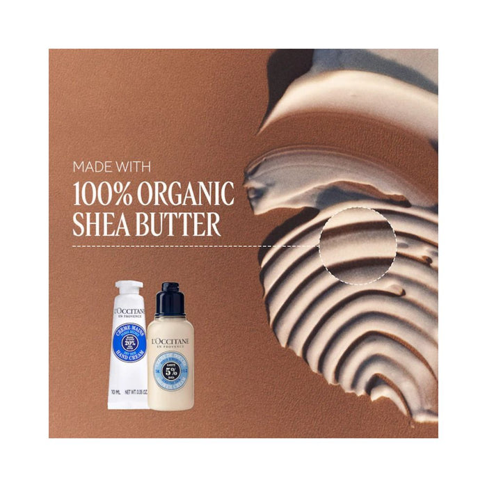 L'Occitane Festive Crackers Duo Set Shea Butter styled