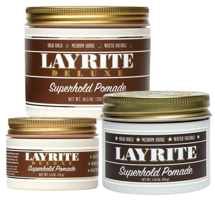 Layrite Superhold Pomade family pic