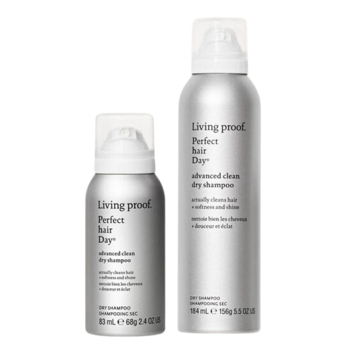Living Proof Perfect Hair Day Advanced Clean Dry Shampoo both sizes