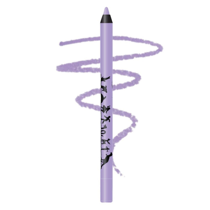 Melt Cosmetics Slick Waterline Pencil Touch of Lavender with swatch behind