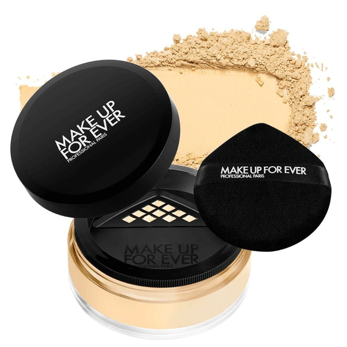 Make Up For Ever HD Skin Setting Powder 0.4 Banana with swatch