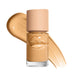 Make Up For Ever Balancing and Perfecting Liquid Foundation 220W Ecru with swatch behind