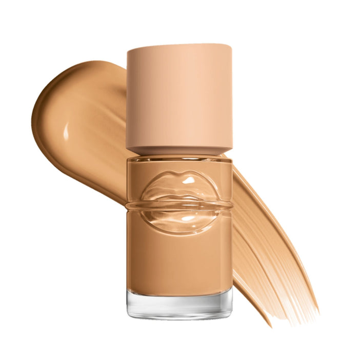 Make Up For Ever Balancing and Perfecting Liquid Foundation 226N Cedar with swatch behind
