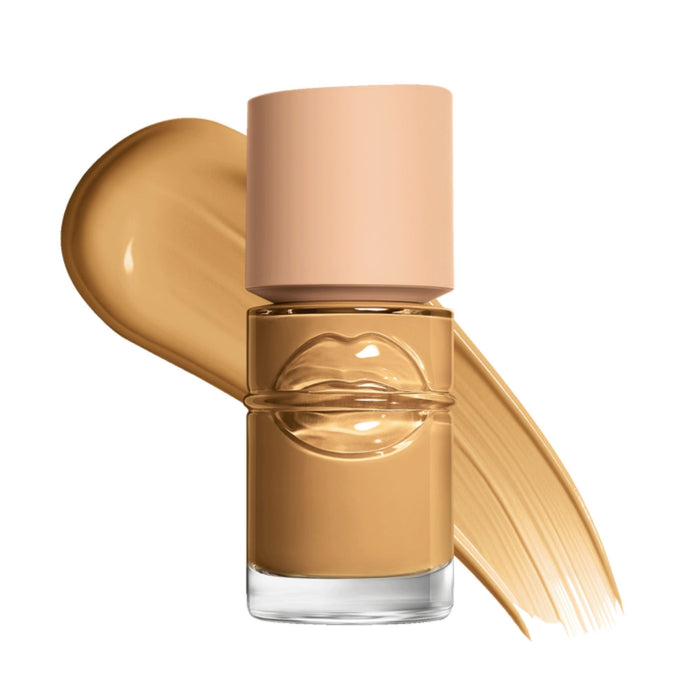 Make Up For Ever Balancing and Perfecting Liquid Foundation 232WO Olivewood with swatch behind