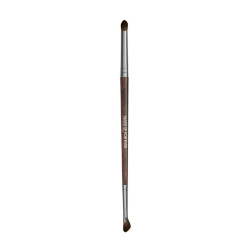 Make Up For Ever dual-ended eyeshadow brush for precise eyeliner application, shown on a white background
