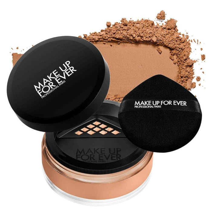 Make Up For Ever HD Skin Setting Powder 3.2 Tan Chestnut with swatch