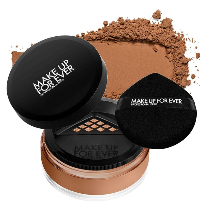 Make Up For Ever HD Skin Setting Powder 4.1 Deep Sienna with swatch