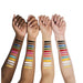 Make Up For Ever Artist Color Palette - Universal arm swatches on four different skintones.
